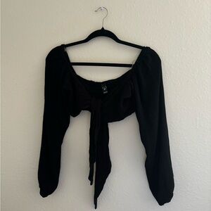 Elegant Black Women's Top